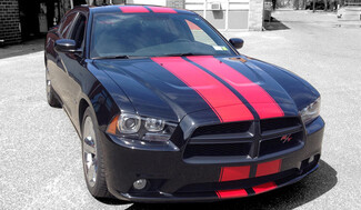 2015 en later Dodge Charger 18-delige Rally Stripe-stickerset