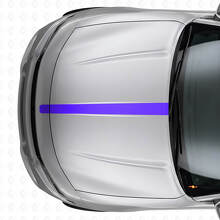 Rechte Dunne Motorkapstreep Vinyl Decal voor Dodge Charger_2
