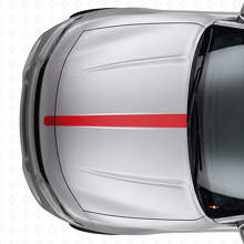 Rechte Dunne Motorkapstreep Vinyl Decal voor Dodge Charger_4