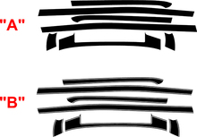 1971-1973 Charger Side Accent / Cowl Stripe Kit Vinyl Decals Stickers 2