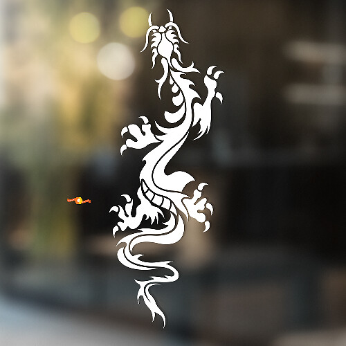 Crouching Dragon Universele Vinyl Decal Sticker