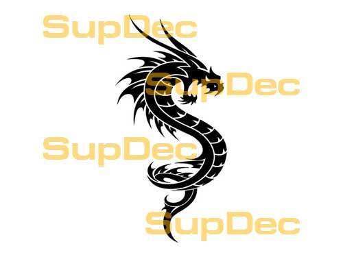 Draken Vinyl Kunst Muur Raam Badkamer Sticker Decal #32