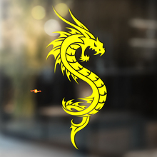 Boze Draak Tribal Stijl Universele Vinyl Decal Sticker_4