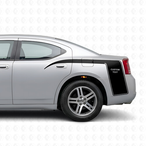Custom Claw Style Strepen Bedside Vinyl Decal Sticker voor Dodge Charger 2006-2010