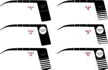 Claw Style Quarter Panel Strepen Vinyl Sticker Kit voor Dodge Charger 2006-2010_2