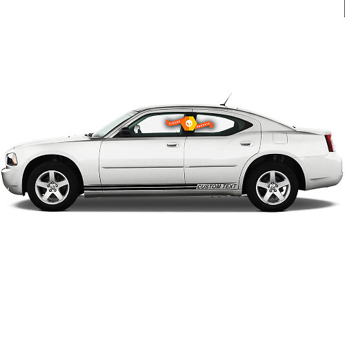 2006-2010 Charger Rally Style Rocker Panel Stripe Kits