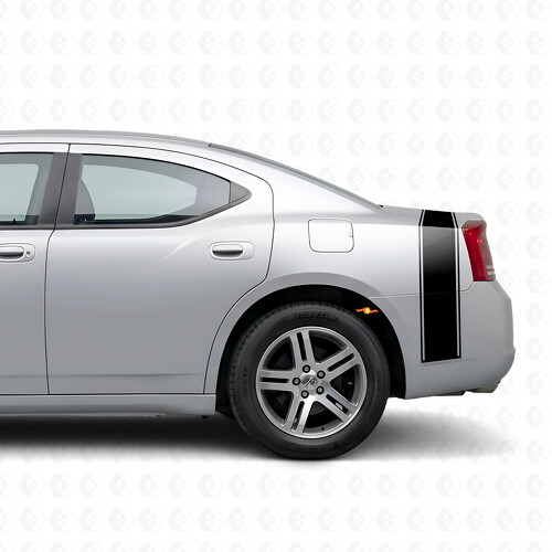 Accent Outline Stripe Bedside Kofferbak Vinyl Decal Sticker voor Dodge Charger 2006-2010
