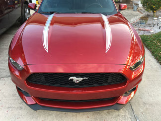 2015 - 2020 Ford Mustang motorkap speerstrepen 1