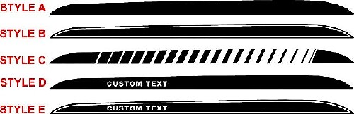 2015 & Up Ford Mustang lagere kant Accent Stripe Kits Vinyl Decals Stickers