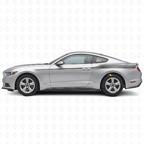 Gedecoreerde Zijstrepen Vinyl Decal Kit voor Musclecar Mustang 2015-20