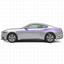 Gedecoreerde Aangepaste Zijkanten Strepen Vinyl Decal voor Musclecar Mustang 2015-20_2