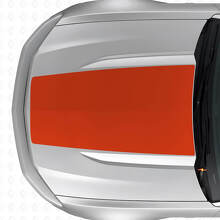 Zwarte Center Hood Stripe Vinyl Stickers voor Musclecar Musclecarmodel 2015-2020_4