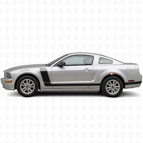 300 PK & Aangepaste Tekst Zijstrepen Vinyl Stickerset voor Musclecar Musclecarmodel 2005-09