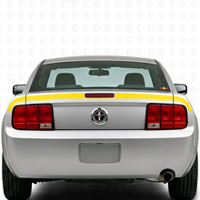 Accent achterklep streepvinyllogo's voor Musclecar Musclecarmodel 2005-2009_5