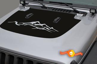 2018 en recenter Jeep Wrangler JL Hood-sticker