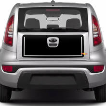 Kofferbak Vinyl Wrap Decal Sticker voor Kia Soul
 3