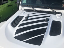 2018 en later Jeep Wrangler JL Rubicon Hood Sticker sticker
 2