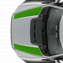 Dubbele motorkapstrepen vinylstickers voor Musclecar truck 2015-2020_3
