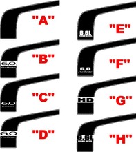 2003-2006 Chevrolet Silverado Retro Camaro SS vinylstickers
 3