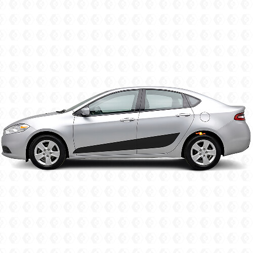 Versierde Zijstroken Vinyl Decal Kit voor Dodge Dart