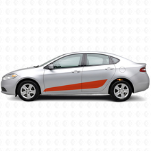 Versierde Zijstroken Vinyl Decal Kit voor Dodge Dart_4