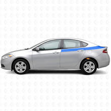 Accent Achterzijde Strepen Vinyl Decal Kit voor Dodge Dart 2013+_2