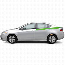 Accent Achterzijde Strepen Vinyl Decal Kit voor Dodge Dart 2013+_3