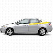 Accent Achterzijde Strepen Vinyl Decal Kit voor Dodge Dart 2013+_5