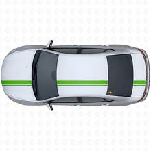 Vinylstickerkit bovenkant met dubbele strepen in verschillende breedtes voor Dodge Dart 2013+_3