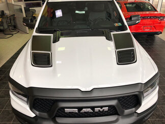 2019 en nieuwer Dodge Ram Sport Hood Insert-stickers 1