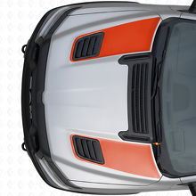 Dubbele Racing Motorkap Ventilatielijnen Vinyl Stickers Set voor Dodge Ram Sport 2019+_4