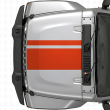 Dubbele Strepen in Verschillende Breedtes Vinyl Decal voor Jeep Wrangler 2007+_4