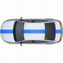 Racingstijl brede omtrekstreep bovenste zijkant vinyl decal kit voor Dodge Dart 2013+_2