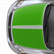Set van dubbele brede strepen vinyl sticker voor motorkap voor Dodge Caliber 2007+_3