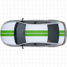 Dubbele Contourstrepen Voorzijde Bovenste Achter Vinyl Decal Kit voor Dodge Dart 2013+_3