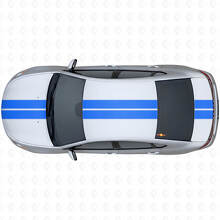 Dubbele Contourstrepen Voorzijde Bovenste Achter Vinyl Decal Kit voor Dodge Dart 2013+_4