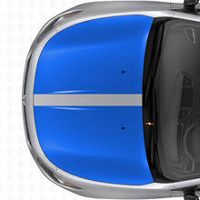 Dubbele Blackout Motorkapstrepen Vinyl Decal Set voor Dodge Dart 2013+_2