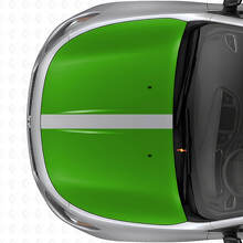 Dubbele Blackout Motorkapstrepen Vinyl Decal Set voor Dodge Dart 2013+_3
