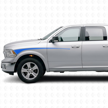 Outline Strepen Voorspatbord & Deur Vinyl Decal Kit voor Dodge Ram 2009+_2