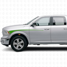 Outline Strepen Voorspatbord & Deur Vinyl Decal Kit voor Dodge Ram 2009+_3