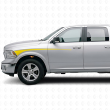 Outline Strepen Voorspatbord & Deur Vinyl Decal Kit voor Dodge Ram 2009+_5