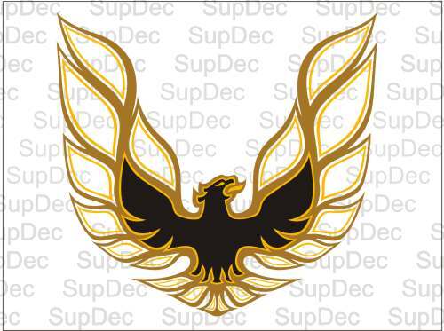 Firebird motorkap vinyl sticker voor Pontiac Firebird