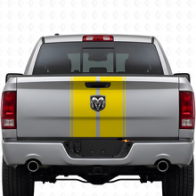 Dubbele Rally Vinyl Decal Kit met Motorkap- en Achterklepstrepen voor Dodge Ram 2009-18_10