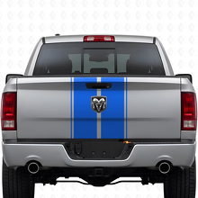 Dubbele Rally Vinyl Decal Kit met Motorkap- en Achterklepstrepen voor Dodge Ram 2009-18_4