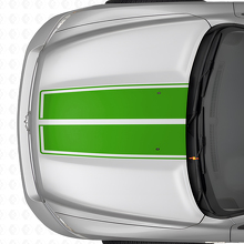 Dubbele Rally Vinyl Decal Kit met Motorkap- en Achterklepstrepen voor Dodge Ram 2009-18_5