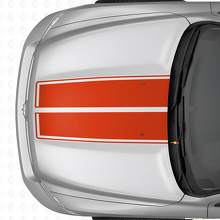 Dubbele Rally Vinyl Decal Kit met Motorkap- en Achterklepstrepen voor Dodge Ram 2009-18_7