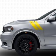 Dubbele Strepen Voorvleugel Vinyl Decal Kit voor Dodge Durango 2011+_5