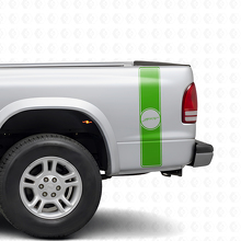 Sport Retro Stijl Achter Zijkant Strepen Vinyl Decal Kit voor Dodge Dakota 1997+_3