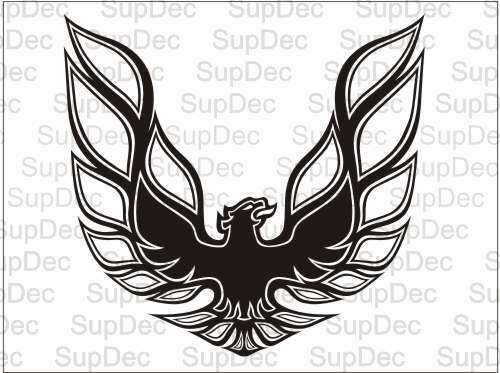 Firebird Motorkap Vinyl Decal voor Pontiac Firebird Trans Am