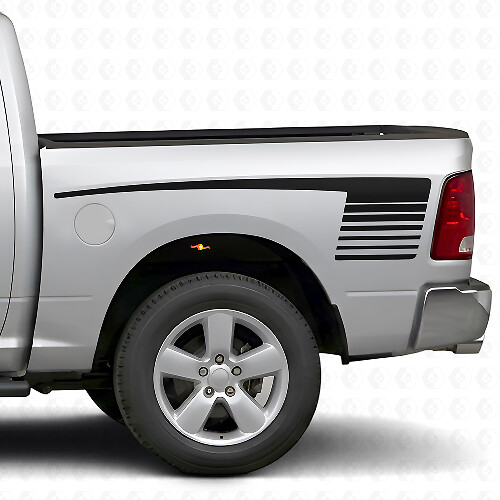 Hockeystick Strobe Stijl Achterzijde Vinyl Decal Kit voor Dodge Ram 2009-18